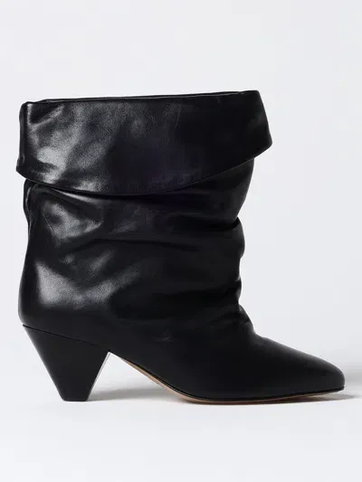 Isabel Marant Flat Ankle Boots  Woman Color Black In Schwarz