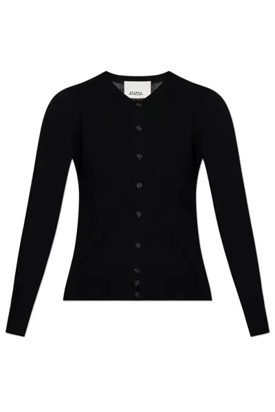 Isabel Marant Kleo Button In Black