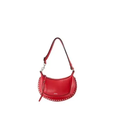 Isabel Marant Oskan Moon Gd Crossbody In Red