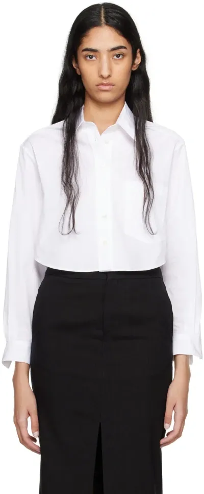 Isabel Marant White Fleora Shirt In 20wh White