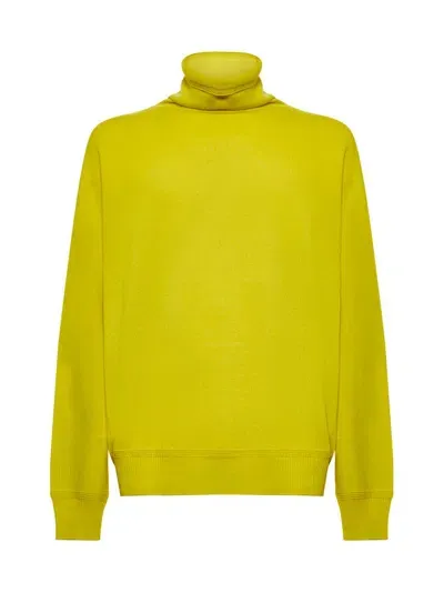 Issey Miyake Homme Plissé  Turtleneck Long In Yellow