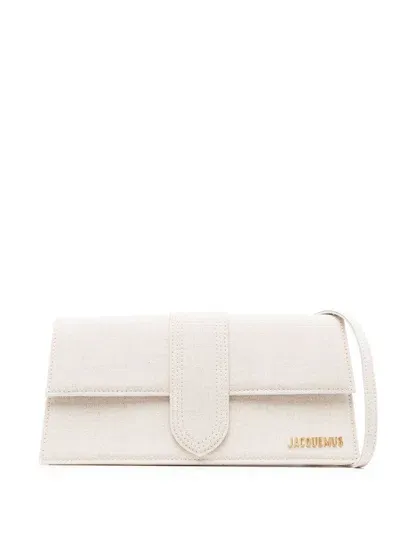 Jacquemus Le Bambino Long Shoulder Bag In Grey