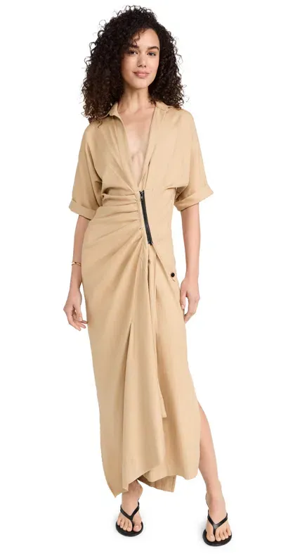 Jbq River Dress Khaki