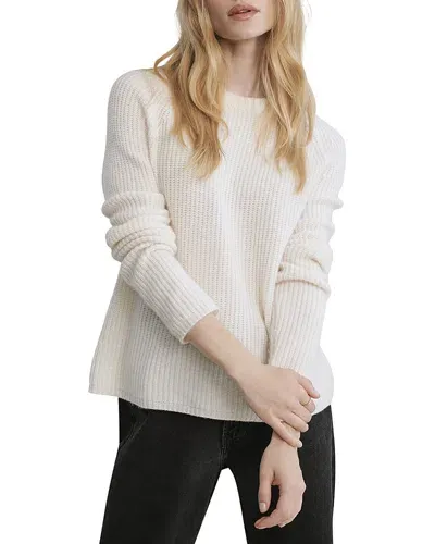 Jenni Kayne Fisherman Cashmere Crewneck Sweater In Ivory