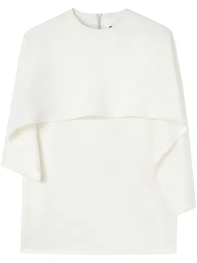 Jil Sander Layered Crew-neck T-shirt In White