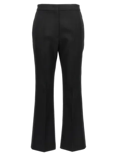 Jil Sander Cotton Pant With Back Pockets And Waistband In Black