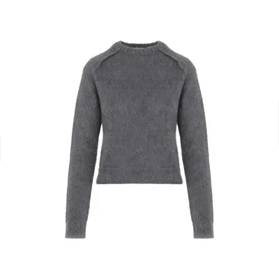 Jil Sander Virgin Wool Pullover In Grey