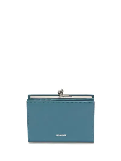 Jil Sander Wallets In Blue