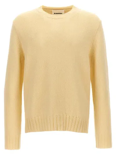 Jil Sander Wool Sweater In White