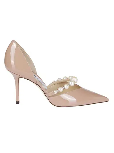 Jimmy Choo Aurelie 85 Pumps In Beige