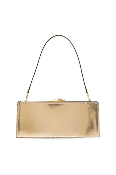 Jimmy Choo Diamond Cocktail Clutch Bag In Gold