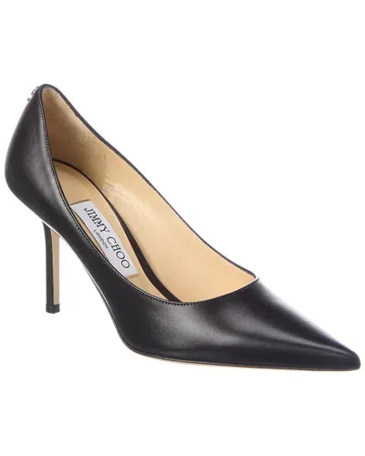 Jimmy Choo Love 85 Leather Pump In Black