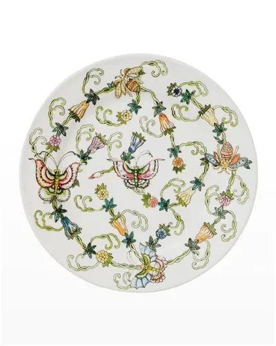 Joanna Buchanan Butterfly & Bees Dinner Plates, Set Of 4 In Multi