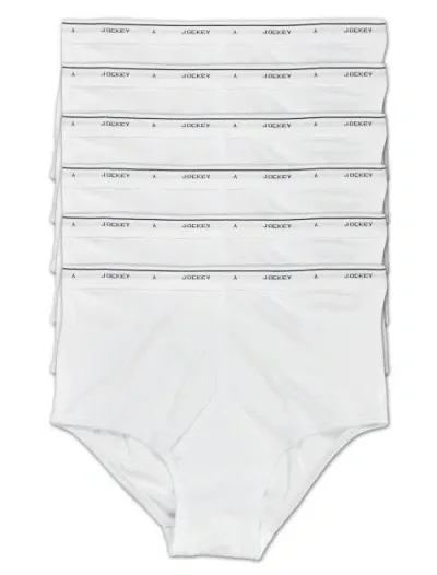 Jockey Classic Briefs  6pk In White