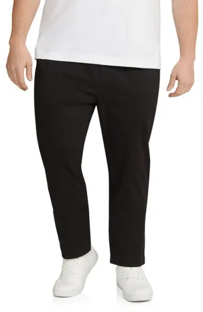 Johnny Bigg Lawson Relaxed Ankle Tapered Leg Pants (regular, Big & Tall)<br /> In Black