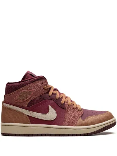 Jordan Air  1 Mid "africa" Sneakers In Brown