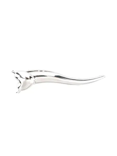 Justine Clenquet Devil Hair Clip In Silver