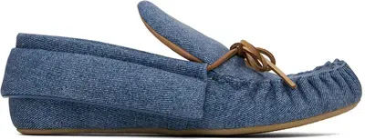 Jw Anderson Blue Printed Loafers In 20070-420