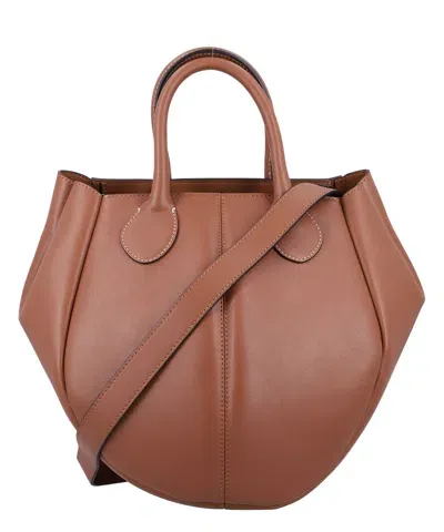 Jw Anderson Punch Handbag In Brown