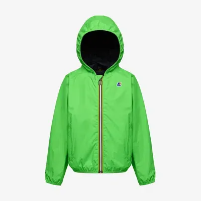 K-way Kids' P. Jacques Plus Reversible Fluo In Green