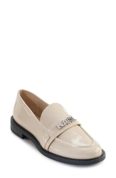 Karl Lagerfeld Paris Randall Loafer In Dusty Nude