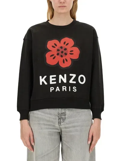 Kenzo Boke Flower Sweatshirt In Black