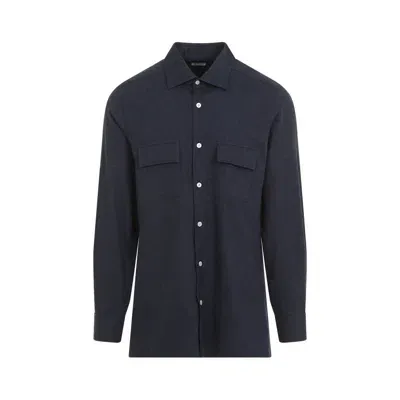 Kiton Shirt In Blue