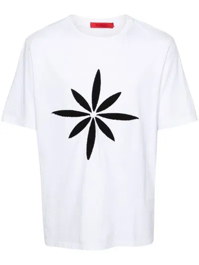 Kusikohc T-shirt Mit Logo-patch In Weiss