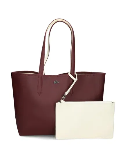 Lacoste Anna Tote Bag In Brown