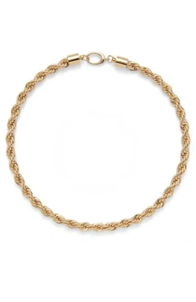 Lady Grey Xl Rope Chain Necklace In Gold