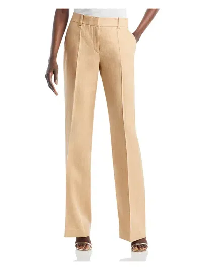 Lafayette 148 Linen Sullivan Pant In Nocolor