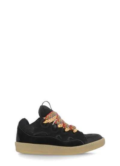 Lanvin Curb Sneakers In Black