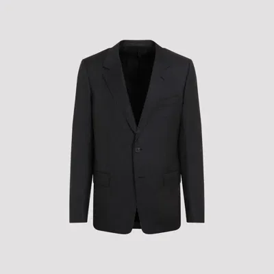 Lanvin Single Breasted Tailored Jacket In Black