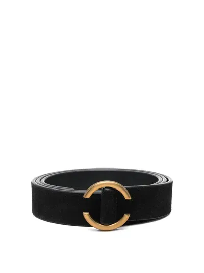 Lardini Belt With Buckle In Black