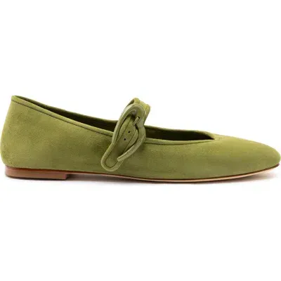 Larroude Larroudé Verona Ballet Flat In Seaweed