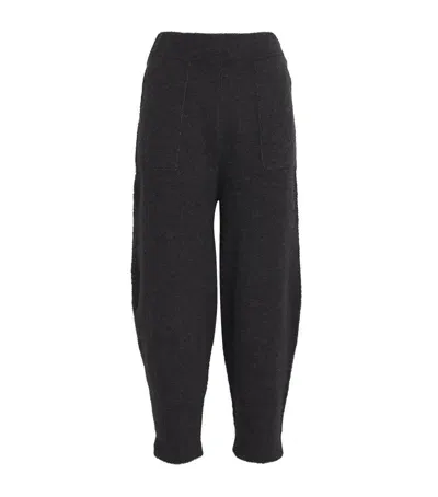 Lauren Manoogian Merino Wool-alpaca Blend Sweatpants In Grey