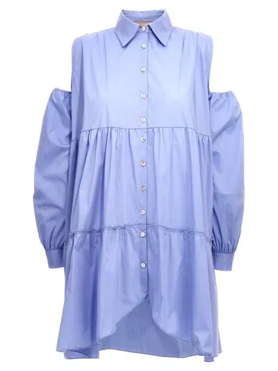 Le Twins Fara Dresses In Light Blue