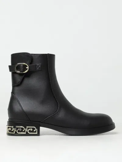 Liu •jo Flat Ankle Boots Liu Jo Woman Color Black In Schwarz