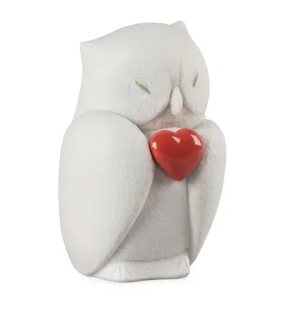 Lladrò Reese Intuitive Owl Figurine In White