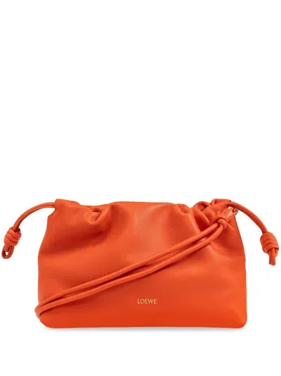 Loewe Medium Flamengo Bag In Vivid Orange