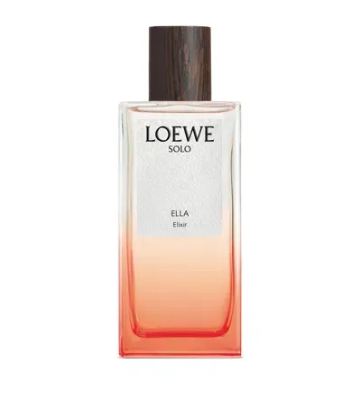 Loewe Solo Ella Elixir Eau De Parfum In White