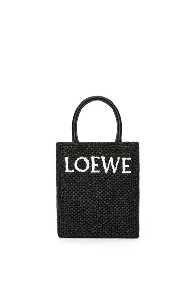 Loewe Standard A5 Tote Bag In Blackwht