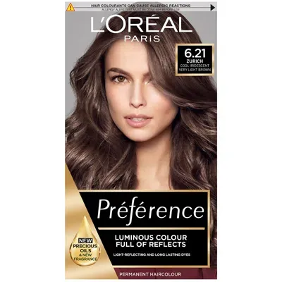 L'oréal Paris Préférence Infinia Hair Dye (various Shades) - 6.21 Opera Iridescent Light Brown