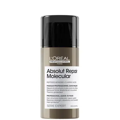 L'oreal Professionnel Absolut Repair Molecular Leave In Mask 100ml In White