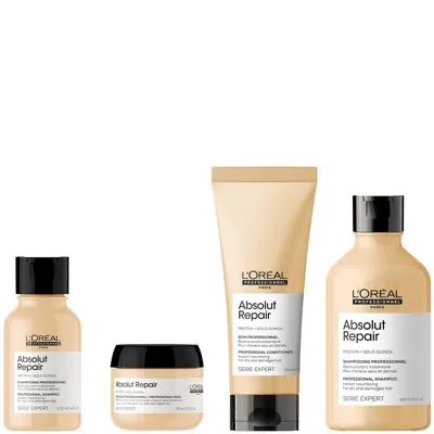 L'oreal Professionnel L'oréal Professionnel Absolut Repair Shampoo And Hair Mask With Mini Shampoo And Mask In White