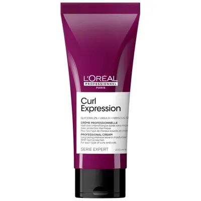 L'oreal Professionnel Curl Expression Long-lasting Leave In Moisturiser 200ml In White