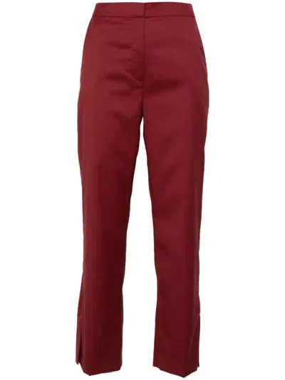 Loulou Studio Dorkas Trousers In Red