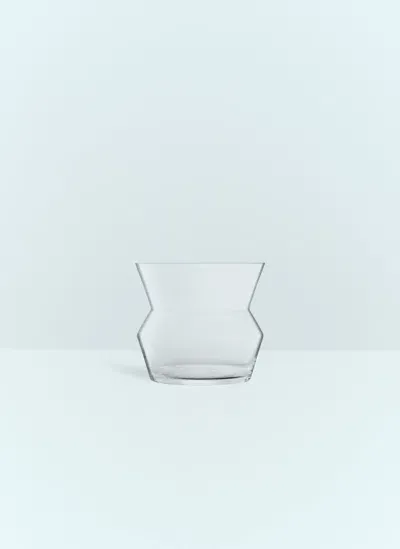 Lsa International Medium Sculpt Glass Vase (23cm X 26cm) In Clear