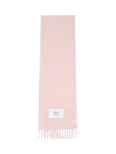 Maison Kitsuné Scarfs In Pasture Rose