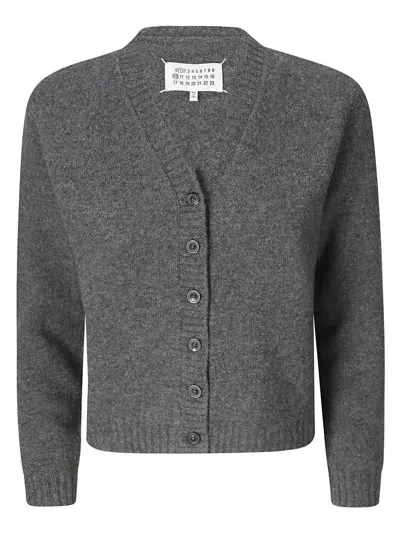 Maison Margiela Cardigan In Grey